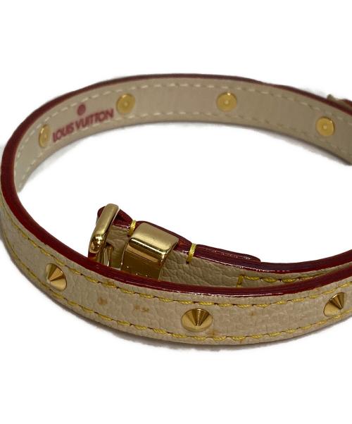 LOUIS VUITTON（ルイ ヴィトン）LOUIS VUITTON (ルイ ヴィトン) スタッズブレスレッド レザーの古着・服飾アイテム