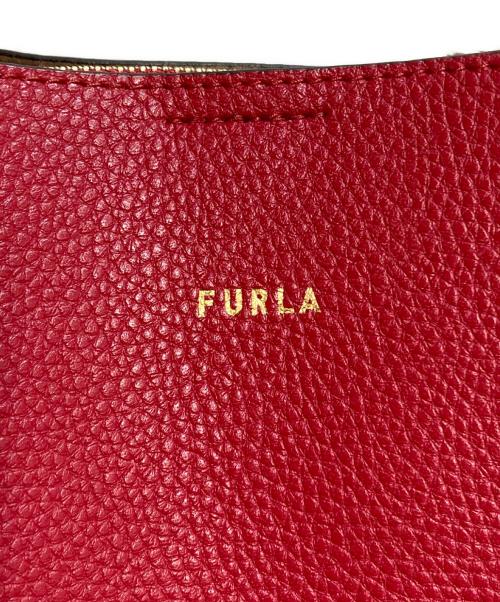FURLA（フルラ）FURLA (フルラ) Danae バケットバッグ S レザー レッドの古着・服飾アイテム