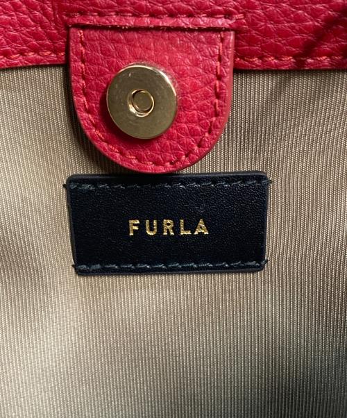 FURLA（フルラ）FURLA (フルラ) Danae バケットバッグ S レザー レッドの古着・服飾アイテム
