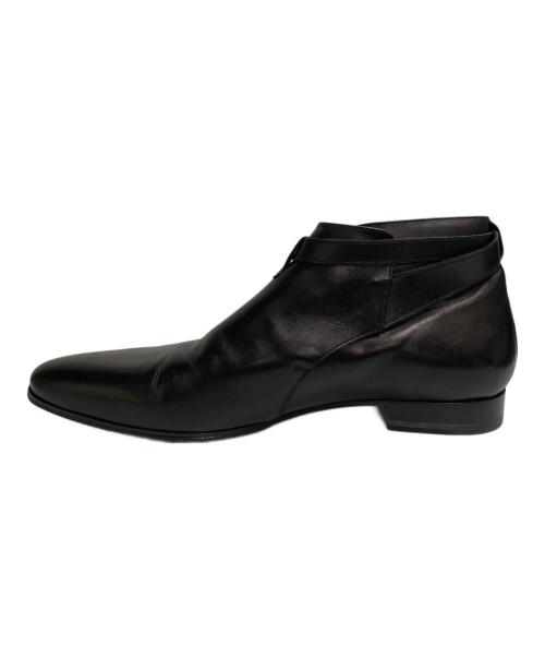 Saint Laurent Paris（サンローランパリ）Saint Laurent Paris (サンローランパリ) アンクルブーツ レザー ブラック サイズ:44の古着・服飾アイテム