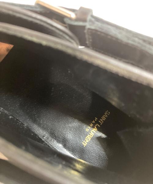 Saint Laurent Paris（サンローランパリ）Saint Laurent Paris (サンローランパリ) アンクルブーツ レザー ブラック サイズ:44の古着・服飾アイテム