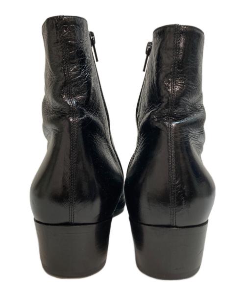Saint Laurent Paris（サンローランパリ）Saint Laurent Paris (サンローランパリ) サイドジップ ヒールブーツ ブラック サイズ:43の古着・服飾アイテム