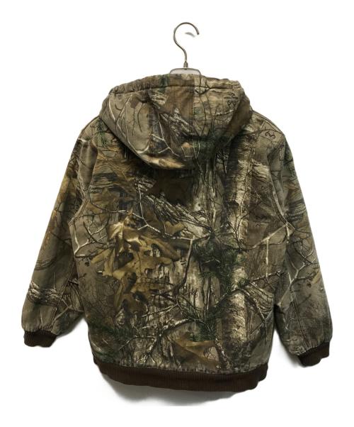 CarHartt（カーハート）CarHartt (カーハート) リアルツリーカモアクティブジャケット ブラウン サイズ:ジュニアL（S程）の古着・服飾アイテム
