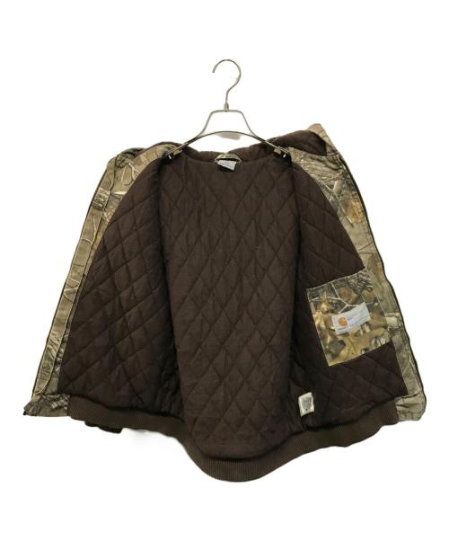 CarHartt（カーハート）CarHartt (カーハート) リアルツリーカモアクティブジャケット ブラウン サイズ:ジュニアL（S程）の古着・服飾アイテム