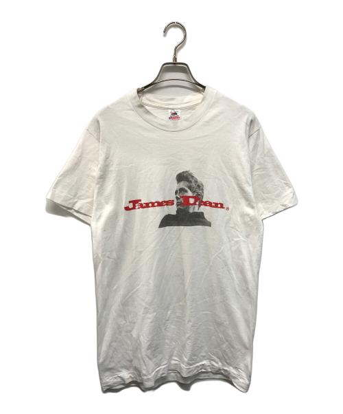 FRUIT OF THE LOOM（フルーツオブザルーム）FRUIT OF THE LOOM (フルーツオブザルーム) 90’S ジェームスディーンフォトプリントTシャツ ホワイト サイズ:Mの古着・服飾アイテム
