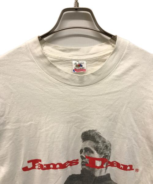 FRUIT OF THE LOOM（フルーツオブザルーム）FRUIT OF THE LOOM (フルーツオブザルーム) 90’S ジェームスディーンフォトプリントTシャツ ホワイト サイズ:Mの古着・服飾アイテム