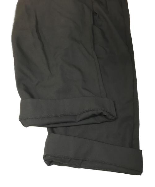 MAISON SPECIAL（メゾンスペシャル）MAISON SPECIAL Chambray Washable Wool Prime-Wide Two Tuck Wide Pants（シャンブレー ウォッシャブル ウール プライムワイド ツータック ワイドパンツ） ブラックの古着・服飾アイテム