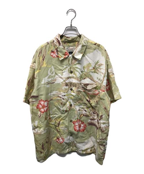 pataloha（パタロハ）pataloha (パタロハ) アロハシャツ グリーン サイズ:Lの古着・服飾アイテム