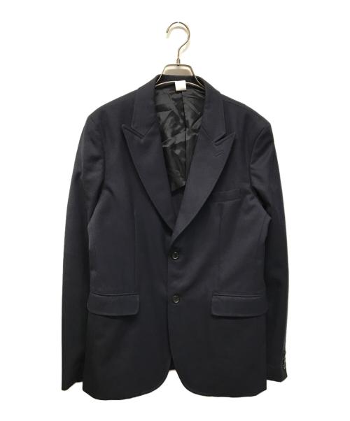 COMME des GARCONS SHIRT（コムデギャルソンシャツ）COMME des GARCONS SHIRT (コムデギャルソンシャツ) ピークドラペル ウールテーラードジャケット ネイビー サイズ:Mの古着・服飾アイテム