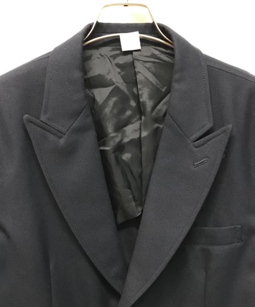 COMME des GARCONS SHIRT（コムデギャルソンシャツ）COMME des GARCONS SHIRT (コムデギャルソンシャツ) ピークドラペル ウールテーラードジャケット ネイビー サイズ:Mの古着・服飾アイテム