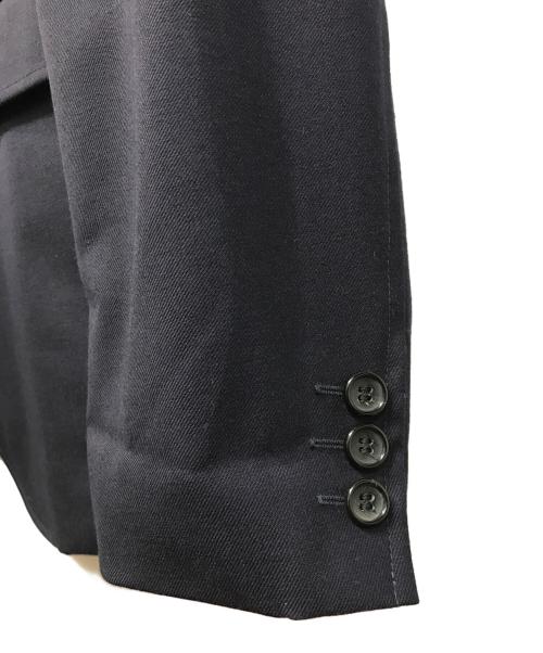 COMME des GARCONS SHIRT（コムデギャルソンシャツ）COMME des GARCONS SHIRT (コムデギャルソンシャツ) ピークドラペル ウールテーラードジャケット ネイビー サイズ:Mの古着・服飾アイテム