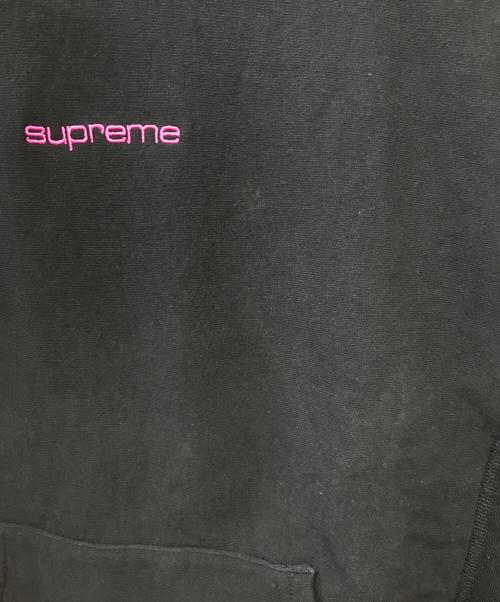 SUPREME（シュプリーム）SUPREME (シュプリーム) 17AW　Compact Logo Hooded Sweatshirt　コンパクト・ロゴ・フーデッド・スウェットシャツ ネイビー×ピンク サイズ:Mの古着・服飾アイテム