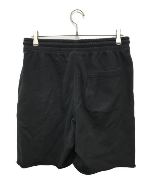 SAINT MICHAEL（セントマイケル）SAINT MICHAEL (セントマイケル) SWEAT SHORTS　スウェット ショーツ ブラック サイズ:Sの古着・服飾アイテム