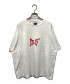 SAINT MICHAELセントマイケル）の古着「RIBON SAINT SS TEE リボン セント ショートスリーブ ティー ロゴTシャツ」｜ホワイト