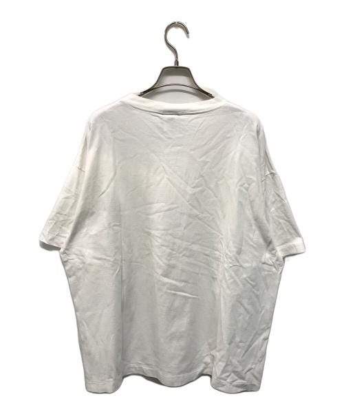 SAINT MICHAEL（セントマイケル）SAINT MICHAEL (セントマイケル) RIBON SAINT SS TEE リボン セント ショートスリーブ ティー ロゴTシャツ ホワイト サイズ:XXLの古着・服飾アイテム