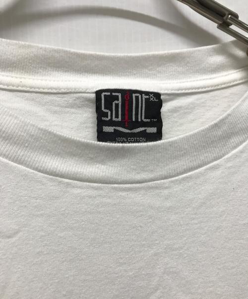 SAINT MICHAEL（セントマイケル）SAINT MICHAEL (セントマイケル) RIBON SAINT SS TEE リボン セント ショートスリーブ ティー ロゴTシャツ ホワイト サイズ:XXLの古着・服飾アイテム