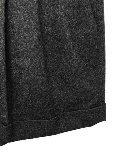CELINE（セリーヌ）CELINE (セリーヌ) フランネルトリプルプリーツショーツ イタリア製 ブラック サイズ:SIZE 48の古着・服飾アイテム
