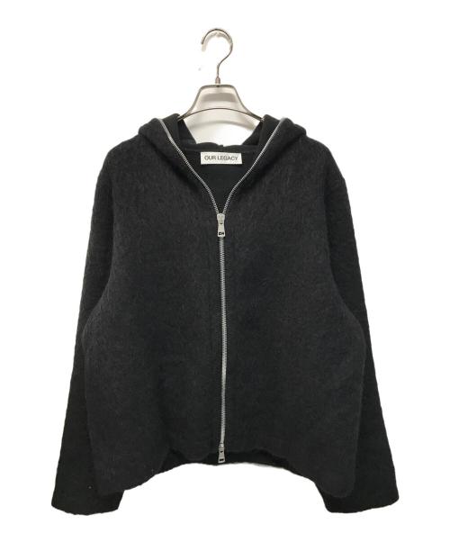 OUR LEGACY（アワーレガシー）OUR LEGACY (アワーレガシー) FULL ZIP HOOD（フルジップ フーディー） ブラック サイズ:46の古着・服飾アイテム