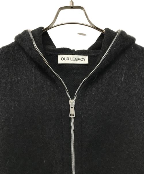 OUR LEGACY（アワーレガシー）OUR LEGACY (アワーレガシー) FULL ZIP HOOD（フルジップ フーディー） ブラック サイズ:46の古着・服飾アイテム