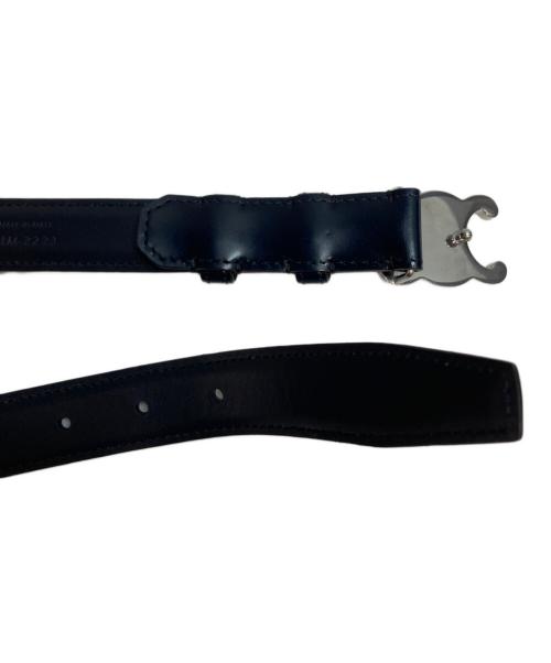 CELINE（セリーヌ）CELINE (セリーヌ) Triomphe Belt　トリオンフベルト ブラック サイズ:SIZE 80の古着・服飾アイテム