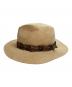 GUCCI (グッチ) 羽付きストローハット ベージュ サイズ:Ｌ：15000円