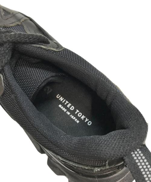 UNITED TOKYO（ユナイテッドトーキョー）UNITED TOKYO (ユナイテッドトーキョー) レザーメッシュビブラムシューズ ブラック サイズ:26-26.5cm 未使用品の古着・服飾アイテム