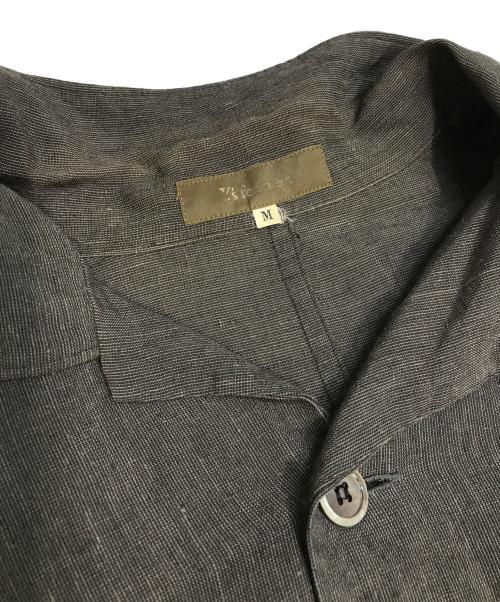 Y's for men（ワイズフォーメン）Y's for men (ワイズフォーメン) 90’Sリネンレーヨンカバーオール グレー サイズ:Mの古着・服飾アイテム