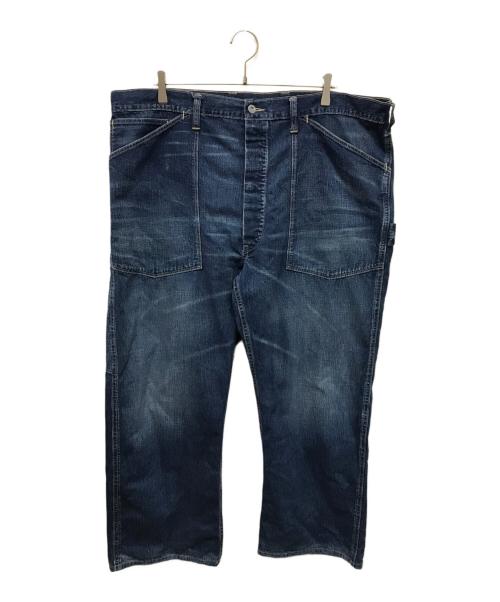 RRL（ダブルアールエル）RRL (ダブルアールエル) US.ARMY（ユーエス・アーミー）タイプ デニムトラウザーパンツ シンチバック インディゴ サイズ:175/102Cの古着・服飾アイテム