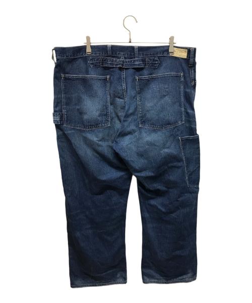 RRL（ダブルアールエル）RRL (ダブルアールエル) US.ARMY（ユーエス・アーミー）タイプ デニムトラウザーパンツ シンチバック インディゴ サイズ:175/102Cの古着・服飾アイテム