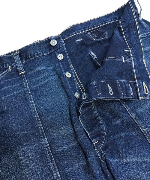 RRL（ダブルアールエル）RRL (ダブルアールエル) US.ARMY（ユーエス・アーミー）タイプ デニムトラウザーパンツ シンチバック インディゴ サイズ:175/102Cの古着・服飾アイテム
