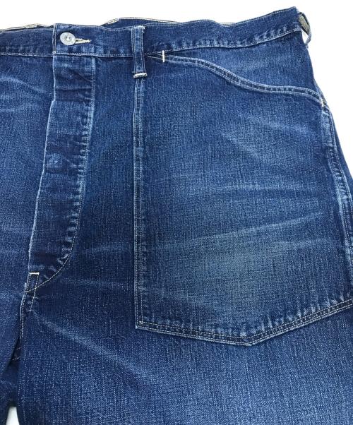 RRL（ダブルアールエル）RRL (ダブルアールエル) US.ARMY（ユーエス・アーミー）タイプ デニムトラウザーパンツ シンチバック インディゴ サイズ:175/102Cの古着・服飾アイテム
