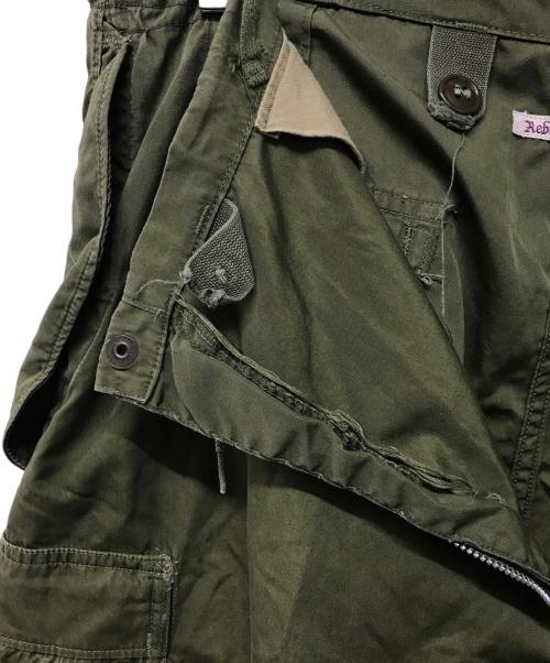 Rebuild by Needles（リビルドバイニードルス）Rebuild by Needles (リビルドバイニードルス) カーゴパンツ オリーブ サイズ:SIZE Mの古着・服飾アイテム