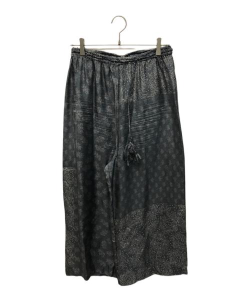 TOWAVASE（トワヴァーズ）TOWAVASE (トワヴァーズ) サラサパンツ/sarasa silk pants シルク 日本製 ネイビー サイズ:FREEの古着・服飾アイテム