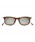 MONCLER (モンクレール) Tortoise Gunmetal Titanium Eyeglasses　伊達眼鏡　サイドロゴ ベージュ：18000円