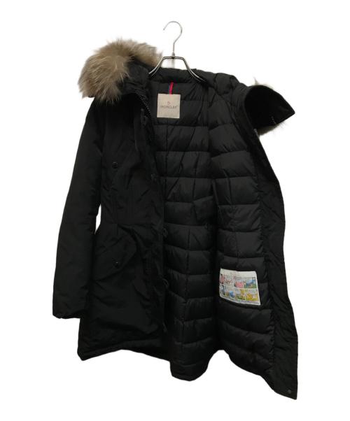 MONCLER（モンクレール）MONCLER (モンクレール) AREDHEL(アルデル) ダウンコート ファー付きダウン ブラック サイズ:SIZE 3の古着・服飾アイテム