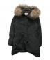 MONCLER（モンクレール）の古着「AREDHEL(アルデル) ダウンコート ファー付きダウン」｜ブラック