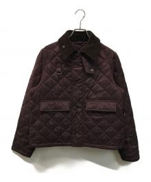 Barbour（バブアー）の古着「SPEY スペイ キルティング ブルゾン ジャケット」｜ワインレッド