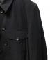 中古・古着 COMME des GARCONS (コムデギャルソン) ウールギャバ変形ラップデザインコート 日本製 ドメス モード ギャバジン ネイビー サイズ:M：40000円