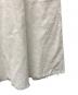 中古・古着 KUME (クメ) Linen Pleated Long Skirt リネン プリーツ ロング スカート ホワイト サイズ:M 未使用品：12000円