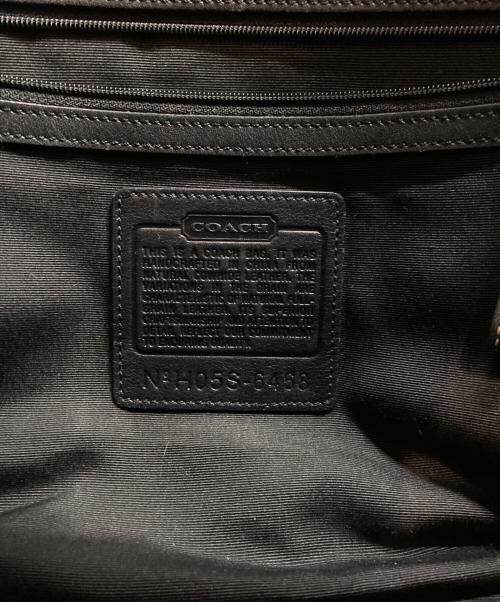 COACH（コーチ）COACH (コーチ) ソーホー ライン トートバッグ レザーハンドバッグ ブラックの古着・服飾アイテム