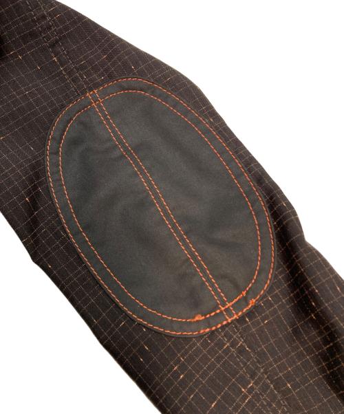 COMME des GARCONS JUNYA WATANABE MAN（コム デ ギャルソン ジュンヤ ワタナベ マン）COMME des GARCONS JUNYA WATANABE MAN (コム デ ギャルソン ジュンヤ ワタナベ マン) LEVI’S (リーヴァイス) ウールモヘヤエルボーパッチワークジャケット ブラウン サイズ:XSの古着・服飾アイテム
