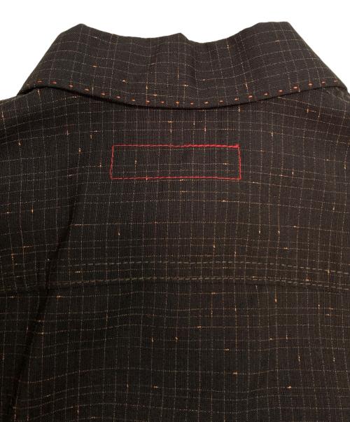 COMME des GARCONS JUNYA WATANABE MAN（コム デ ギャルソン ジュンヤ ワタナベ マン）COMME des GARCONS JUNYA WATANABE MAN (コム デ ギャルソン ジュンヤ ワタナベ マン) LEVI’S (リーヴァイス) ウールモヘヤエルボーパッチワークジャケット ブラウン サイズ:XSの古着・服飾アイテム
