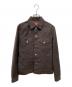 COMME des GARCONS JUNYA WATANABE MAN（コム デ ギャルソン ジュンヤ ワタナベ マン）の古着「ウールモヘヤエルボーパッチワークジャケット」｜ブラウン