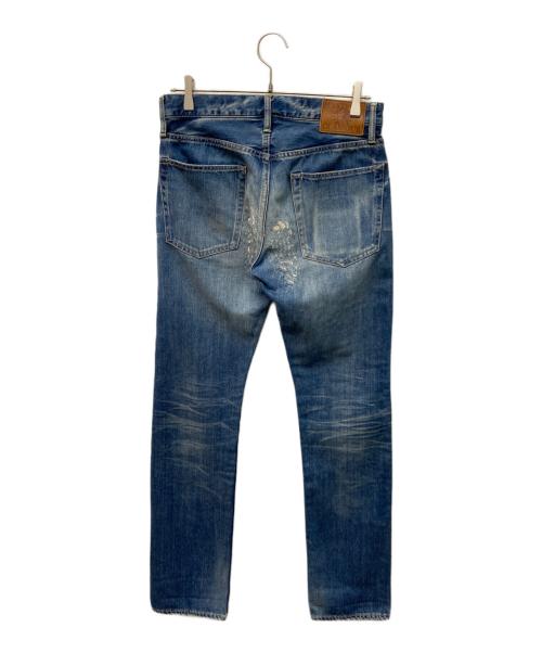 Hysteric Glamour（ヒステリックグラマー）Hysteric Glamour (ヒステリックグラマー) RSM加工 DENIM SLIM PANTS(デニム スリム パンツ) 日本製 インディゴ サイズ:W30/L32の古着・服飾アイテム