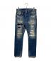 Hysteric Glamour（ヒステリックグラマー）の古着「RSM加工 DENIM SLIM PANTS(デニム スリム パンツ) 日本製」｜インディゴ