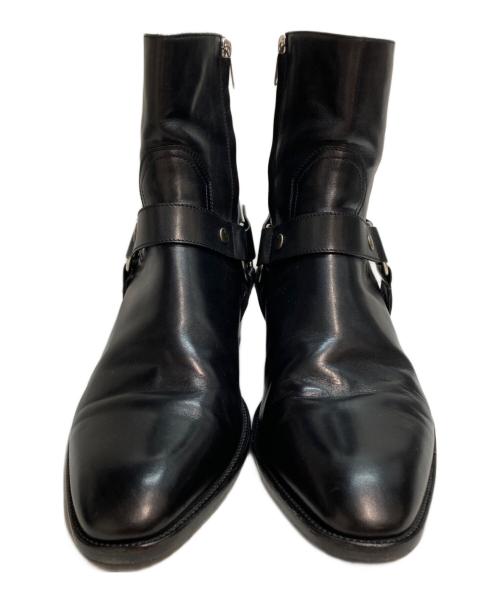 Saint Laurent Paris（サンローランパリ）Saint Laurent Paris (サンローランパリ) ワイアット ハーネスブーツ モード イタリア製 ブラック サイズ:SIZE 43の古着・服飾アイテム