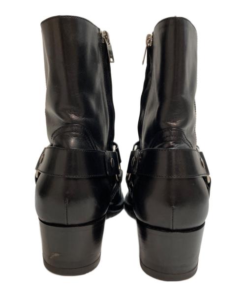 Saint Laurent Paris（サンローランパリ）Saint Laurent Paris (サンローランパリ) ワイアット ハーネスブーツ モード イタリア製 ブラック サイズ:SIZE 43の古着・服飾アイテム