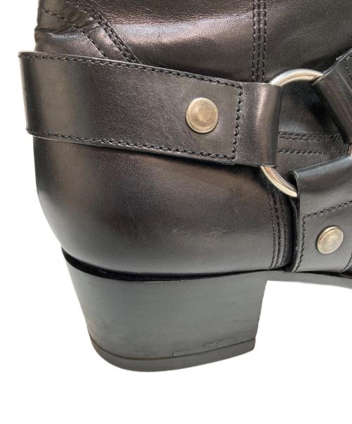 Saint Laurent Paris（サンローランパリ）Saint Laurent Paris (サンローランパリ) ワイアット ハーネスブーツ モード イタリア製 ブラック サイズ:SIZE 43の古着・服飾アイテム