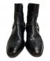 Saint Laurent Paris (サンローランパリ) ワイアット ハーネスブーツ モード イタリア製 ブラック サイズ:SIZE 43：60000円