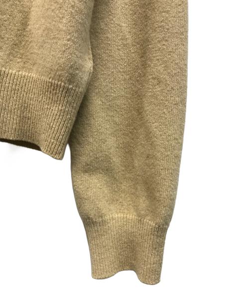 PLAY COMME des GARCONS（プレイコムデギャルソン）PLAY COMME des GARCONS (プレイコムデギャルソン) ブラックハート ウールカーディガン ベージュ サイズ:Mの古着・服飾アイテム